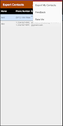 Export Phone Contact screenshot 1