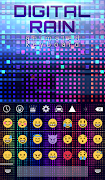3 Schermata Digital Rain Animated Keyboard