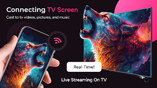 Poster Cast To TV Chromecast Miracast