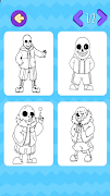 Sans Coloring Book ภาพหน้าจอ 5