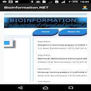 BioInformation syot layar 1