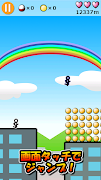 ダッシュでバトル - ジャンプで戦う棒人間のランゲーム！ скриншот 1