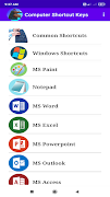Computer Shortcut Keys ภาพหน้าจอ 1