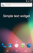 Simple Text Widget স্ক্রিনশট 4