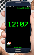 Huge Lock Screen Clock स्क्रीनशॉट 4