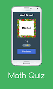 Math Quiz تصوير الشاشة 1