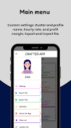 برنامه‌نما Crafter App عکس از صفحه