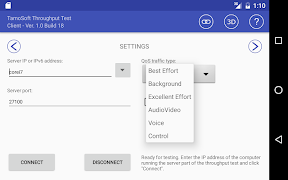 Throughput Test Client ảnh chụp màn hình 5