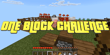 One Block Map Survival for Min الملصق