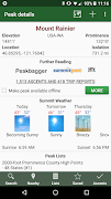 Peakbagger screenshot 1
