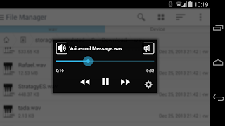 برنامه‌نما WavPlayer عکس از صفحه