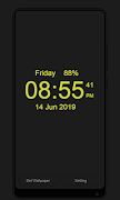 Digital Clock Live Wallpaper screenshot 6
