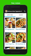 برنامه‌نما Delicious Indian Vegetarian Re عکس از صفحه