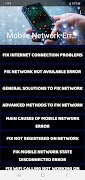 Mobile Network Error Guide постер