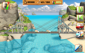 Bridge Constructor Playground  syot layar 6