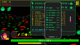 Neon Rogue: Idle Roguelike RPG تصوير الشاشة 7