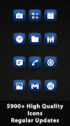 Royale Anna Blue Icons captura de pantalla 1