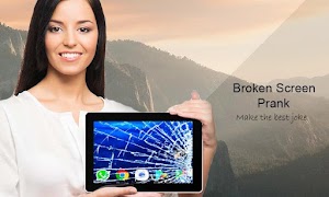 برنامه‌نما شوخی صفحه نمایش شکسته عکس از صفحه