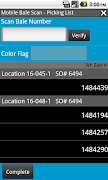 Mobile Bale Scan скриншот 5