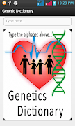 Genetics Dictionary Plakat