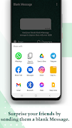 Blank Message تصوير الشاشة 6