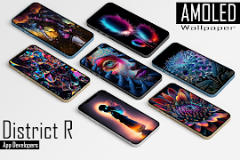 برنامه‌نما AMOLED Wallpaper عکس از صفحه