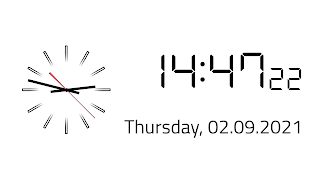 برنامه‌نما Clock Screensaver عکس از صفحه