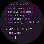 Simple Code Watch Face 스크린샷 5