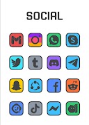 Square Dark - Icon Pack 截圖 4