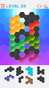 6 Schermata Hexagon Graph: Geometry Puzzle