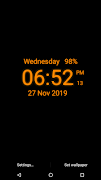 Digital Clock Live Wallpaper スクリーンショット 4