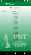 UNT Transit Screenshot 2