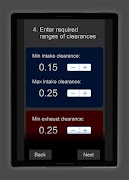 Valve shims calculator Screenshot 4