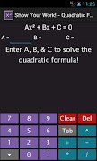 Quadratic Equation Solver poster