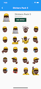 Memoji Black People Stickers f imagem de tela 5