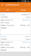 برنامه‌نما Lead Management System عکس از صفحه