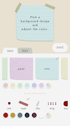 برنامهنما Cute Note Widget عکس از صفحه