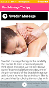 Massage Therapy تصوير الشاشة 5