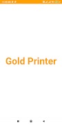 Gold Printer Affiche