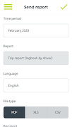 WEBFLEET Logbook screenshot 4