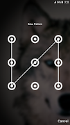 Wolf Pattern Lock Screen 截图 1
