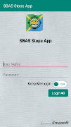 SBAS Stops App Poster