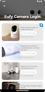 Eufy Security App Guide captura de pantalla 1