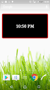 Black Clock Widget Screenshot 4