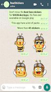 Pegatinas De Abeja captura de pantalla 4