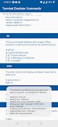Terminal Emulator Commands captura de pantalla 2