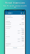 Thread Chart: Tap Drill & CNC syot layar 1