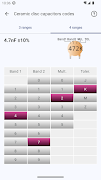 Electronic component codes スクリーンショット 3