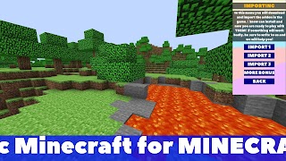 Classic Addon Minecraft PE Plakat