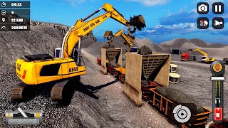 Mining Train Construction Game plakat